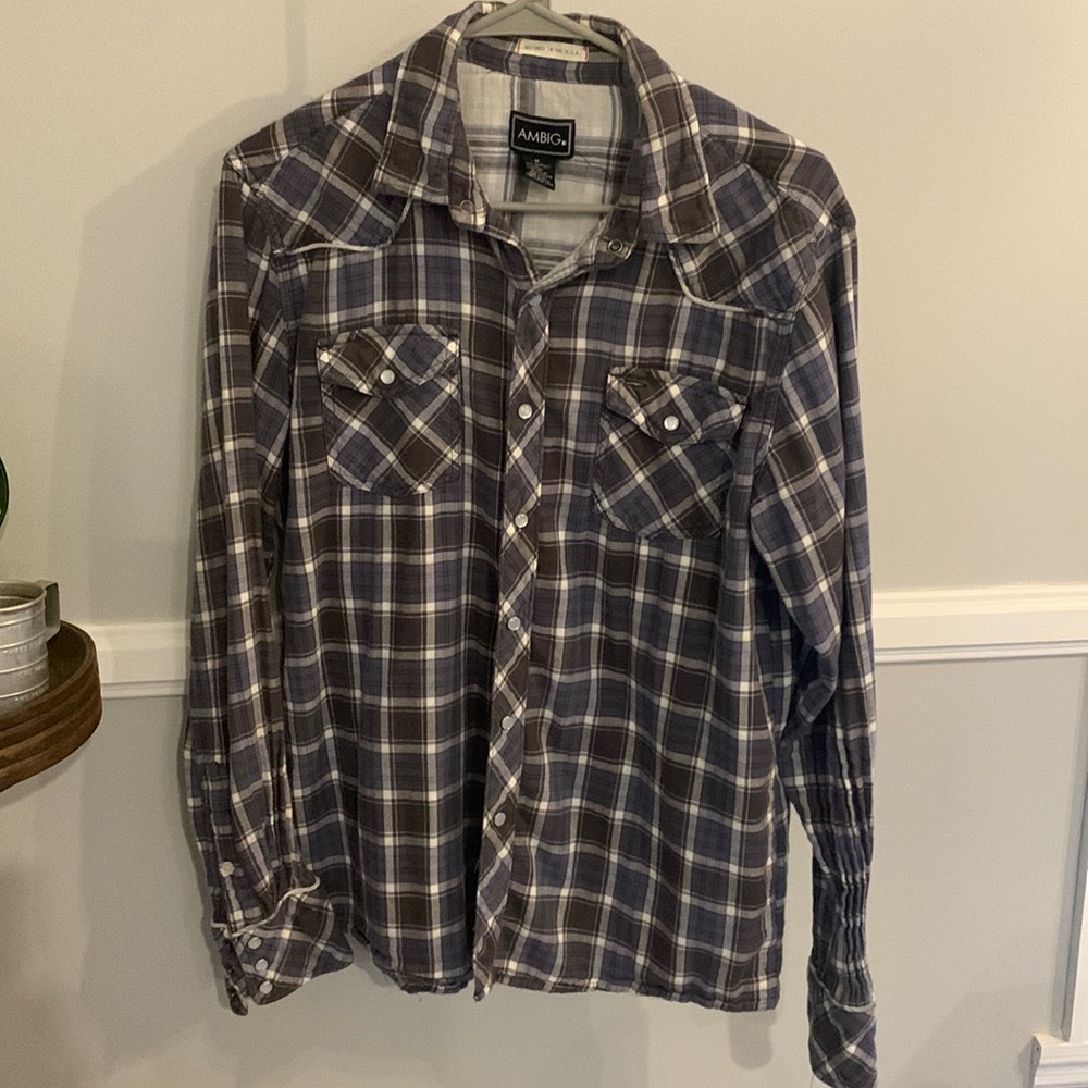 Ambig Long Sleeve Button-Up Shirt